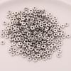 Contas de plástico ABS galvanizadas CCB 2*6mm espaçador de contas planas acessórios para joias DIY em estoque fornecimento direto por atacado