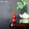 Enfeites de Cabaça de Sândalo Ziguang Wen Brincar Cabaça Fulu Feita à Mão Pingente Auspicioso para Segurar Enfeites de Estilo Nacional Joias Chinesas