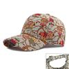 Gorra de Béisbol Estilo Étnico Estampado de Primavera y Otoño para Mujer Gorra de Mezclilla Lavada Protector Solar para Exterior para Mujer Sombrero de Sol de Moda para Mujer