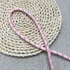 Corda trançada personalizada de 8mm 150cm corda única 97 cores em estoque Corda de poliéster para DIY feita à mão Cordão anti-perda resistente ao desgaste