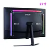 Fita de LED RGB Sincronizada com Tela de Computador com Captador de Som, Fita de LED 5050 com Luz Fluida, Autoadesiva