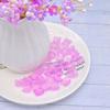 Simulação Phalaenopsis Enfeites Sala de Estar Mesa de Jantar Flor Arranjo de Flores Decorativo Acrílico Flor de Trevo de Quatro Folhas Receptor diy Acessórios Artesanais