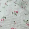 Tela de Keqiao de Doble Capa de Gasa Estampada para Baberos, Ropa de Bebé y Niños, Mantas, Ropa de Casa y Pijamas