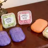 Pequeños Pétalos de Jabón en Escamas, Escamas de Jabón Desechables para Viaje, Papel de Jabón en Caja, Pastillas Portátiles para Lavado de Manos, Mini Jabón