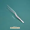 Pinzas de Acero Inoxidable 304 Anti-Yodóforo Pinzas Médicas en Forma de Pistola para Vendajes Arte del Té Herramientas para Jardinería Acuática Pinzas Espesadas 403