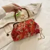 Bolso Cruzado Nuevo Estilo Chino Tendencia Nacional Bolso Cheongsam Nuevo de Moda Alta Gama Bolso de Noche Nuevo Estilo Étnico para Mujer