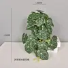 Planta verde para pendurar na parede simulação folha de batata doce sempre-viva folha de begônia coração de galinha decoração planta interna sala de estar paisagismo de parede parede