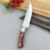 Faca de Açougueiro, Faca Forjada para Cortar Carne e Ossos, Faca de Chef para Acampamento ao Ar Livre, Faca para Cortar Carne Bovina e Ovina, Faca de Cozinha para Cortar Carne, Faca de Frutas