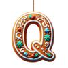 Novo Acrílico Transfronteiriço Plano Desenho Animado Acrílico Pingente de Natal Letras