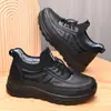 Zapatos de Algodón de Moda Casual para Hombres Mayores Zapatos de Algodón para Hombre de Invierno Suela Suave Zapatos de Algodón para Hombre Zapatos de Tela para Caminar Old Beijing