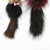 Llavero de peluche de zorro B118D +10 Llaveros de peluche de Yiwu puesto de tres yuanes colgante al por mayor
