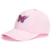 Sombrero de Sol para Niños, Gorra de Béisbol de Mariposa para Niñas, Gorra de Béisbol de Verano, Gorra de Béisbol Bordada con Lazo para Niños