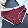 [Rojo Ancola] 880# Ropa Interior Roja Grande de Año Nuevo Malla de Encaje Seda de Hielo Ropa Interior Roja