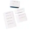 Bloques de construcción de cinco capas sello de cuenta manual horario registro de vida estudio plan material para niños manual papelería DIY