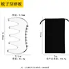 Raspador Facial de Acero Inoxidable Forma de Corazón Cuchillo de Fascia Palo de Masaje Portátil Palo para Drenaje de Meridianos Palo para Puntos de Pies Palo para Estirar Tendones