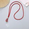 Año del Dragón Nueva Tendencia Nacional Estilo Nacional Bolso de Hombro Cadena Cruzada Funda para Teléfono Móvil Lanyard Adornos Rojo Chino Año Nuevo Pequeño Regalo