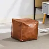 El futón se puede usar como cojín de asiento, taburete de almacenamiento, sofá reclinable, otomana de cuero, para guardar ropa vieja, taburete acolchado y tatami 2 en 1