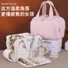 Zíper Duplo, Quatro Aberturas, Mala de Viagem, Bolsa Grande para Cosméticos, Armazenamento Compartimentado, Bolsa para Pincéis de Maquiagem, Necessaire