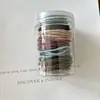 100 Piezas de Gomas Elásticas en Lata, Ligas Básicas para el Cabello, Gomas Elásticas Negras Finas, Estilo Ins, Aspecto de Alta Calidad, Gomas Elásticas Versátiles, Ligas para el Cabello