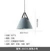 [Transfronteiriço] Luminária Pendente Simples de Três Cabeças Cônica para Bancada de Ilha Mesa de Jantar Francesa Restaurante Vintage Designer Estilo Americano Alto Padrão