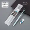 Cepillo de dientes desechable para hotel, venta al por mayor, cepillo de dientes de cerdas suaves de paja, pasta de dientes, traje, suministros para hoteles B &amp; B, peine desechable