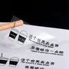 Fornecimento de Adesivos Transparentes Autoadesivos, Adesivos de Vedação Autoadesivos com Código QR para Logo de Milk Tea Refrigerado