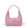 Bolsa de Axila con Texturas Francesas Transfronteriza para Mujer Verano Texturas Nicho Bolso de Hombro de Media Luna Bolso de Mano Corea del Sur Bolsa Ins