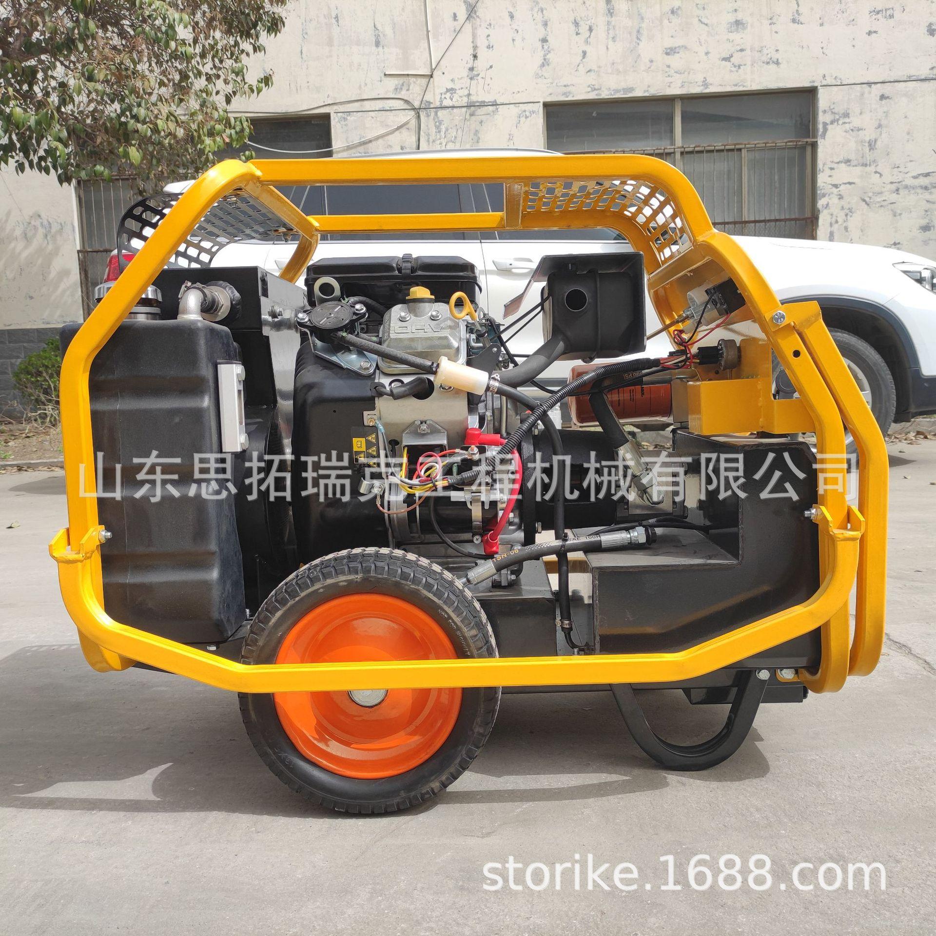 管道疏通18马力双缸汽油液压动力站 可搭配下水道清淤排水渣浆泵