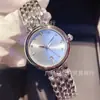 Estación Oeste Suministro del Fabricante Reloj de Mujer de Disco de Nácar Forma de Gota de Agua con Calendario Diamante Acero Inoxidable Reloj de Cuarzo Reloj Danaleno