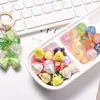 Nuevo Colgante Quankunjia Chapado en UV de Alta Calidad Vaina de Loto Agujero para Colgar Cuentas Sueltas de Acrílico Colgante para Coche Accesorios para Bricolaje Material para Colgar Bolsos