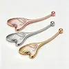 Fábrica de Origen Bastón Masajeador para Contorno de Ojos Rodillo Metálico Bolita Bastón Gua Sha para Ojos Instrumento de Belleza Bastón Importador para Lifting Facial