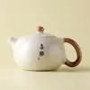 Juego de Té Kung Fu Ruyao - Una Tetera y Dos Tazas para Uso Individual en Casa, Nuevo Modelo 2024, Juego de Té para Una Persona con Tetera y Taza de Té en Caja de Regalo