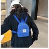 Mochila retro pana mochila escolar 2024 nuevo bolso de mujer estilo coreano simple casual mochila pequeña de niña bolso de mujer