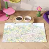 El Mantel Individual de Mascota de Dibujos Animados es Impermeable, a Prueba de Fugas, Resistente a la Suciedad y al Desgaste, Universal para Gatos y Perros, Fácil de Limpiar y Práctico para Familias con Mascotas