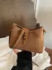 Bolso de Ante Retro para Debajo del Brazo para Mujer 2026 Nuevo Verano Gama Alta Nicho Lujo Ligero Bolso Bandolera Cruzado Tipo Cubo