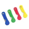 Cortador de papel hecho a mano, cortador de papel tapiz de colores caramelo, mini cuchillo utilitario plegable portátil, cuchillo pequeño para manualidades y sacapuntas