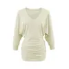 26041 - Vestido sexy de manga comprida estilo europeu e americano para mulheres, novo modelo primavera/verão 2026, acinturado, justo ao corpo, vestido bodycon