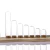 30mm Fabricante Wholesale Diámetro Fondo Redondo Tubo Botella Boca Recta Corcho Vidrio Botella Dispensadora Alto Borosilicato Cordyceps Botella de los Deseos