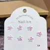 Joias para Nail Art de Resina Flores Estereoscópicas Coloridas Joias para Unhas DIY Brincos Capa de Celular Acessórios Usáveis para Unhas