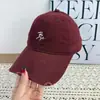Sombrero de Cabeza Grande para Mujer Estilo Coreano Ala Suave Bordado Desgastado Letra Gorra de Béisbol para Hombre Otoño Versátil Protección Solar Gorra Plana para Pareja
