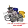 Filtro de Aire Modificado para Motocicleta Todoterreno Taza de Admisión de Aire PWM PWK34 36 Carburador 63mm Taza Recogeviento Cabeza de Champiñón