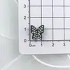 Moda de Celebridade da Internet Coreana Patch de Tecido Borboleta Totalmente Diamantado com Strass DIY Acessório de Cabelo Decoração de Sapato Broche Grampo de Cabelo Bolsa Acessórios de Roupa