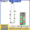 Novo best-seller atacado joias de Natal flash de luz LED Natal pequeno bulbo colar joias de festa de Natal