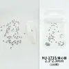 Accesorios Populares de Clavos Remache de Aleación para Uñas, Simples y Versátiles, Formas de Corazón y Estrella, Color Dorado y Plateado, Decoraciones de Uñas Portátiles