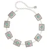 Cadena de Cintura Turquesa Europea y Americana Joyería Bohemio Retro Cadena Delgada Transfronteriza Fresca Elegante Cinturón de Cadena Metálica