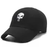 Gorra de Béisbol con Logo de Calavera de Primavera Transfronteriza Estilo Retro Americano Oscuro Casual Visera Gorra de Pico Venta Caliente Transfronteriza