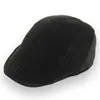 Nuevo otoño e invierno cálido gorro de visera adelantada boina retro clásico a cuadros gorro para hombre sombrero de mediana edad venta al por mayor