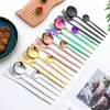 Conjunto Popular Transfronteiriço de Talheres Portugueses em Aço Inoxidável para Jantar Ocidental, Garfo e Colher Conjunto de 4 Peças Faca de Bife, Garfo e Colher Colher de Café