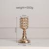 Recipiente de pena estilo europeu castiçal de cristal mesa de jantar doméstica jantar à luz de velas ornamentos de vela decorativos de cristal nórdico românticos