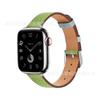 Adequado para Pulseiras de Apple Watch, Pulseira Pequena de Couro Genuíno com Padrão de Lichia para Appleiwatch110Ultra3, Transfronteiriço